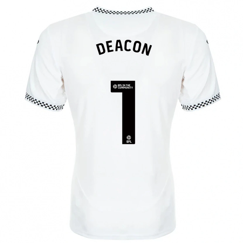 Danxen Kid Chelsea Deacon #1 White Orange Home Jersey 2025/26 T-Shirt