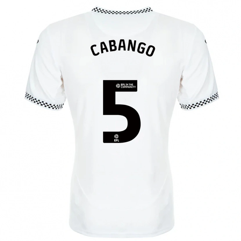 Danxen Kid Ben Cabango #5 White Orange Home Jersey 2025/26 T-Shirt