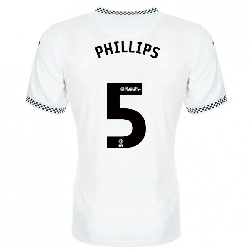 Danxen Kid Ben Phillips #5 White Orange Home Jersey 2025/26 T-Shirt
