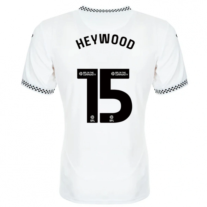 Danxen Kid Carter Heywood #15 White Orange Home Jersey 2025/26 T-Shirt