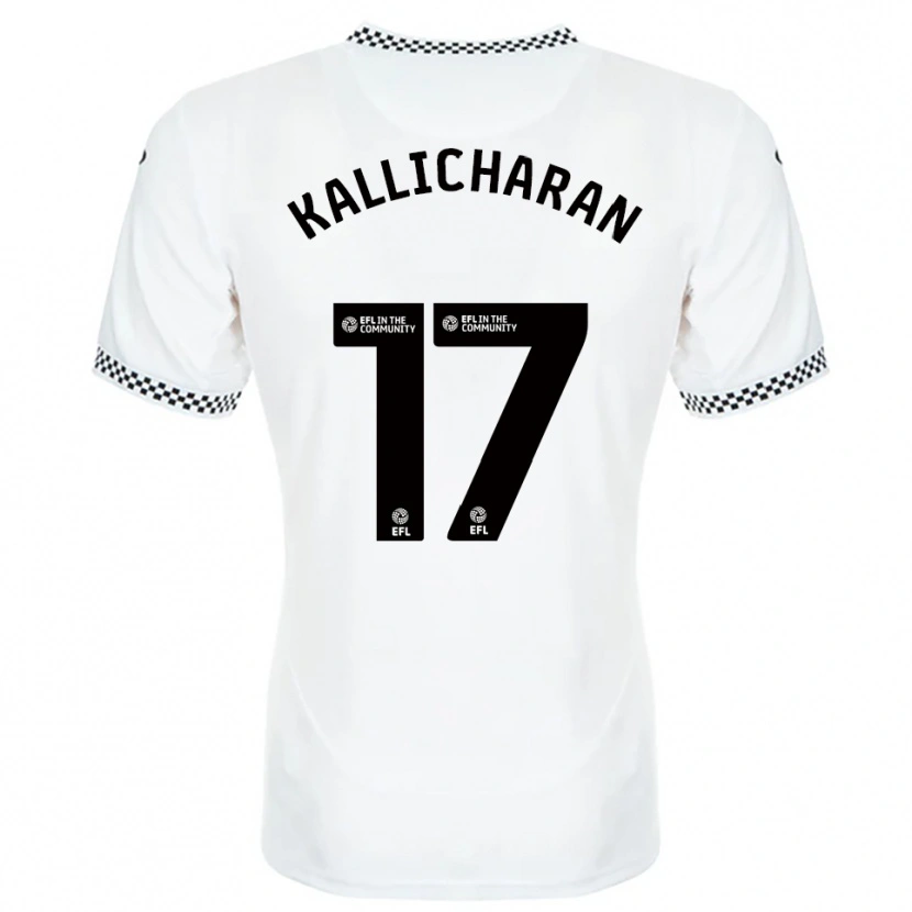 Danxen Kid Josiah Kallicharan #17 White Orange Home Jersey 2025/26 T-Shirt