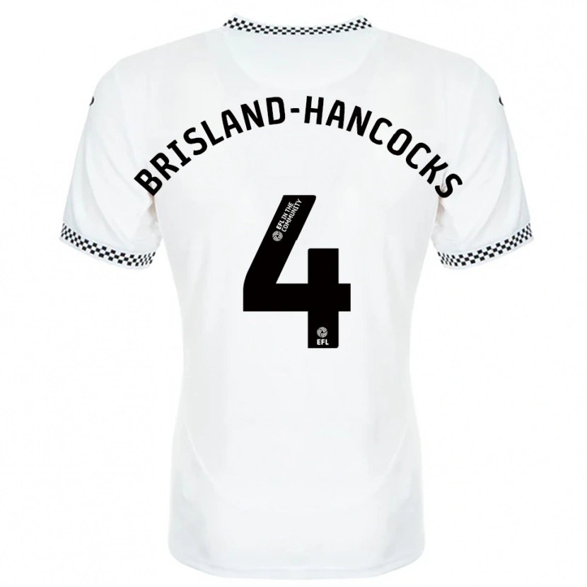 Danxen Kid Sophie Brisland-Hancocks #4 White Orange Home Jersey 2025/26 T-Shirt