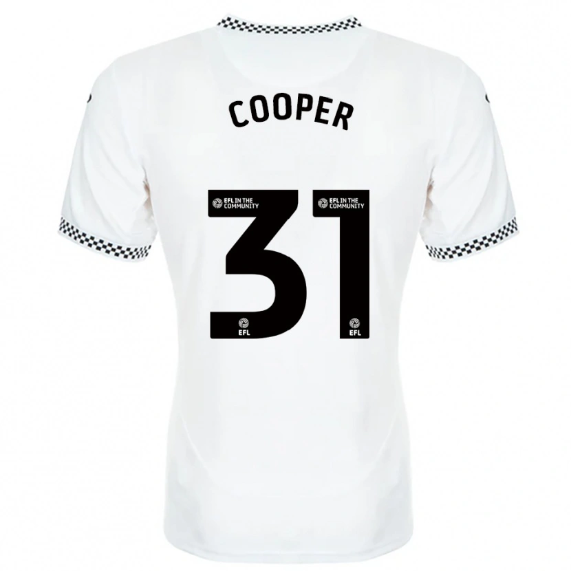 Danxen Kid Oliver Cooper #31 White Orange Home Jersey 2025/26 T-Shirt