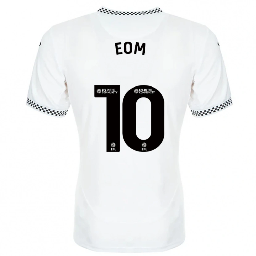 Danxen Kid Ji-Sung Eom #10 White Orange Home Jersey 2025/26 T-Shirt