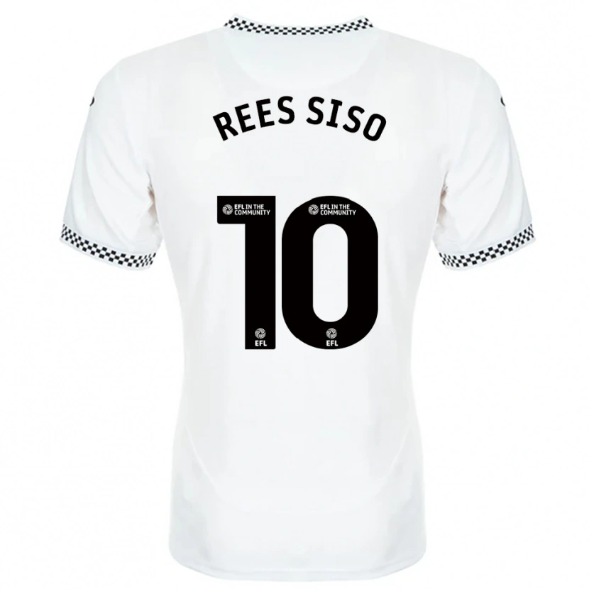 Danxen Kid Ramon Rees-Siso #10 White Orange Home Jersey 2025/26 T-Shirt