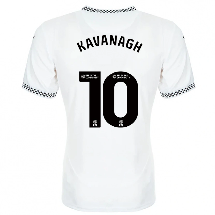 Danxen Kid Reece Kavanagh #10 White Orange Home Jersey 2025/26 T-Shirt