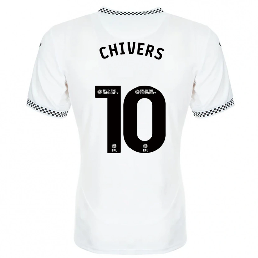Danxen Kid Chloe Chivers #10 White Orange Home Jersey 2025/26 T-Shirt