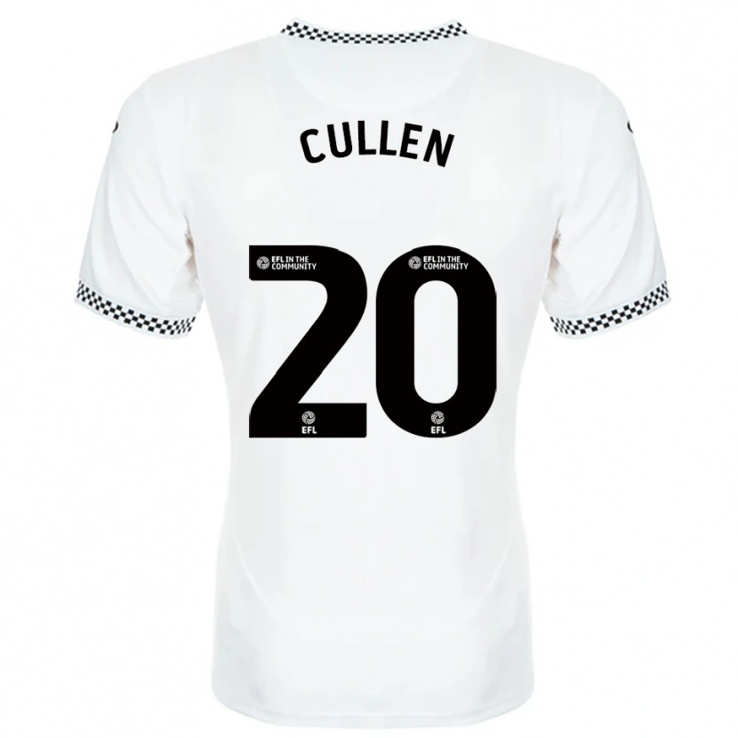 Danxen Kid Liam Cullen #20 White Orange Home Jersey 2025/26 T-Shirt