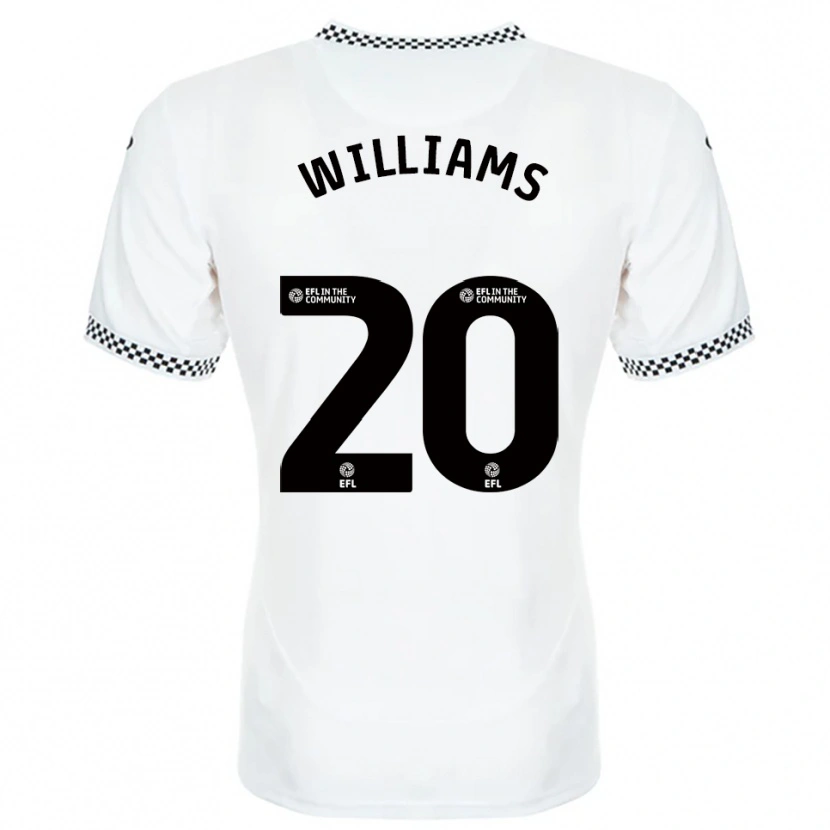 Danxen Kid Caitlin Williams #20 White Orange Home Jersey 2025/26 T-Shirt