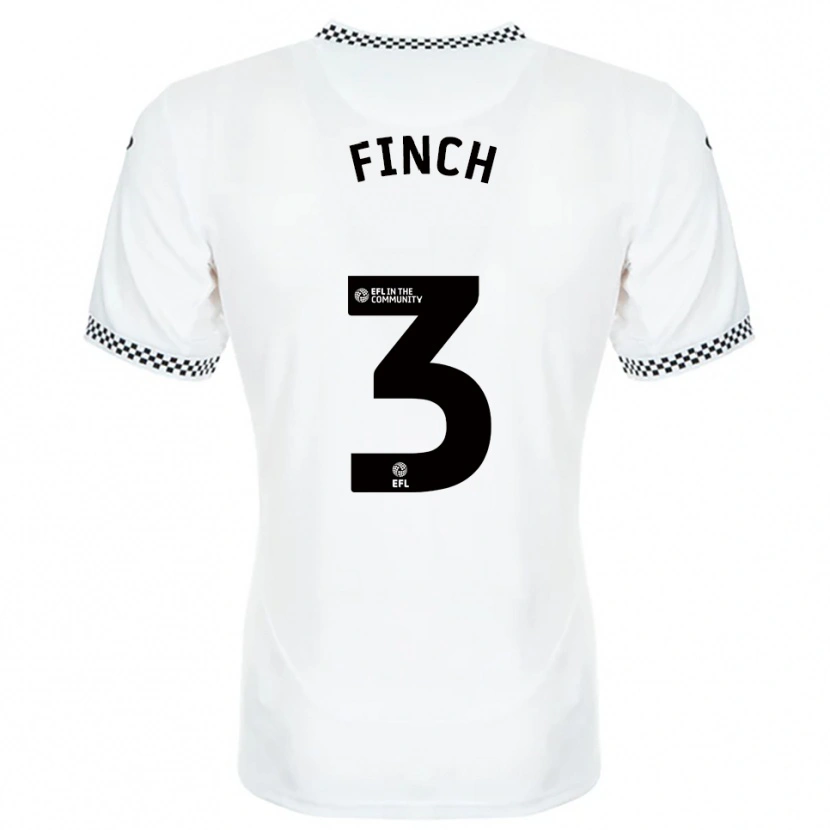 Danxen Kid Lucy Finch #3 White Orange Home Jersey 2025/26 T-Shirt
