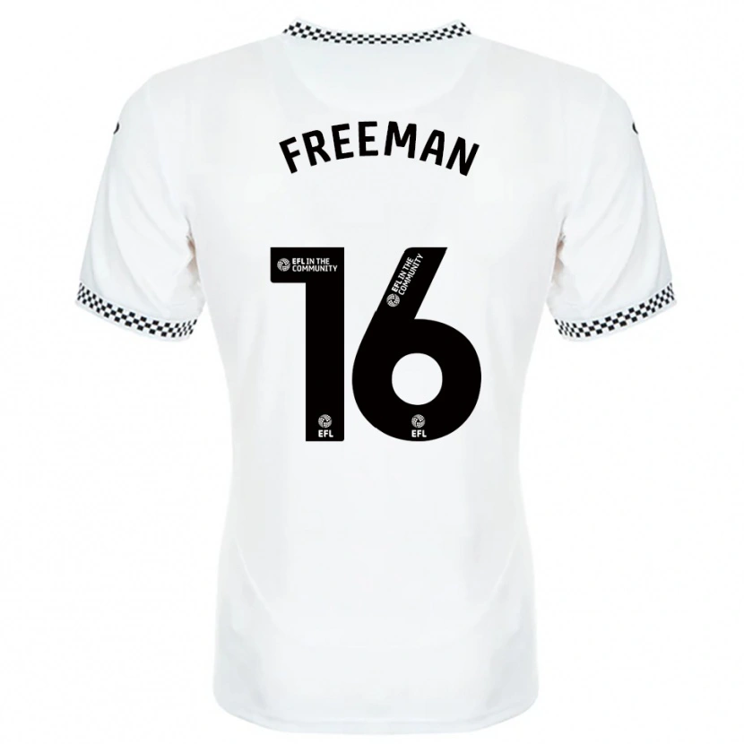 Danxen Kid Emily Freeman #16 White Orange Home Jersey 2025/26 T-Shirt
