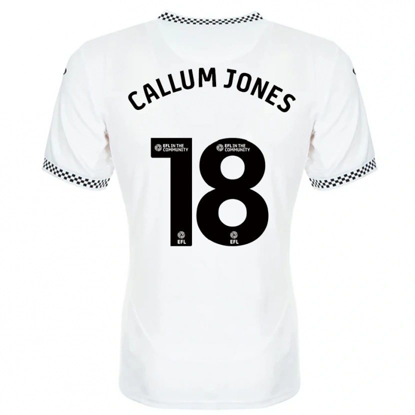 Danxen Kid Callum Jones #18 White Orange Home Jersey 2025/26 T-Shirt