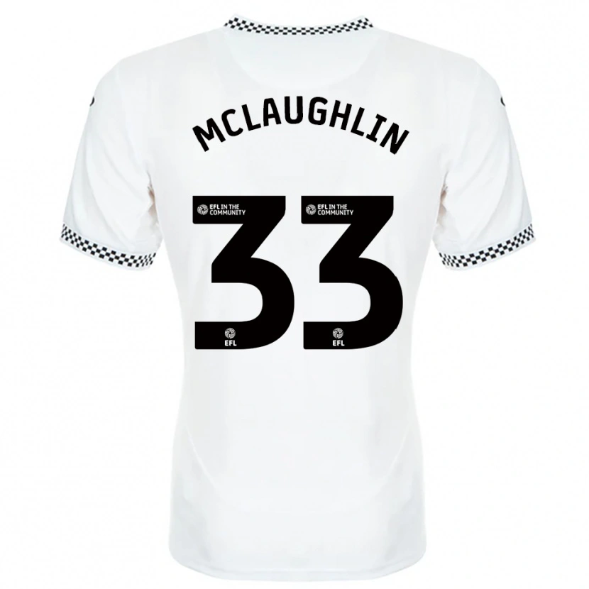 Danxen Kid Jon Mclaughlin #33 White Orange Home Jersey 2025/26 T-Shirt