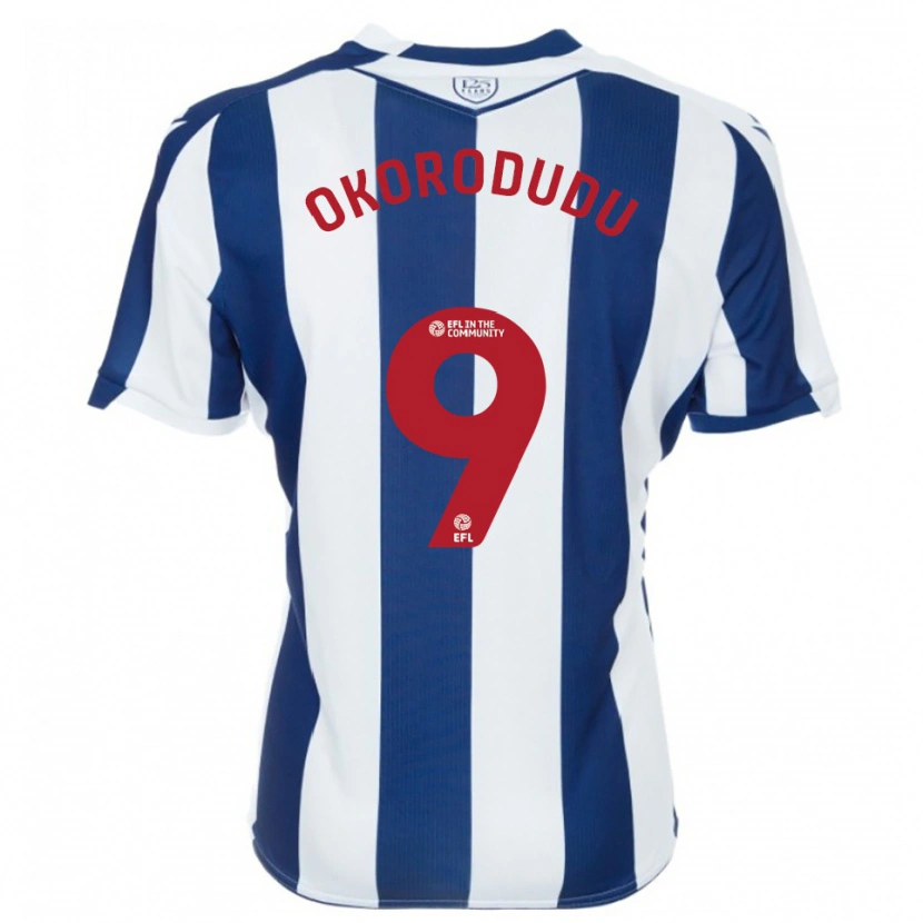 Danxen Kid Adam Okorodudu #9 Navy White Home Jersey 2025/26 T-Shirt