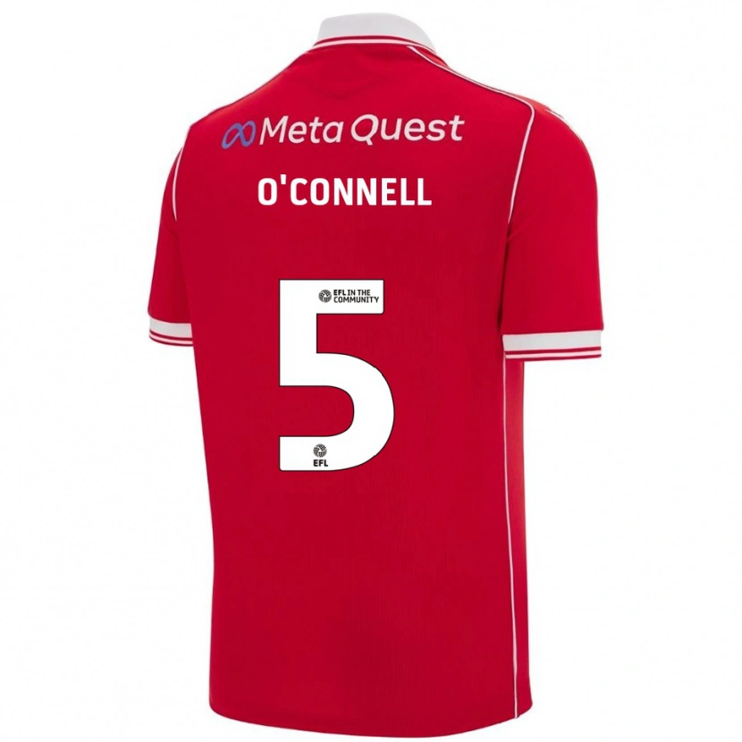 Danxen Kid Eoghan O'connell #5 Red White Home Jersey 2025/26 T-Shirt