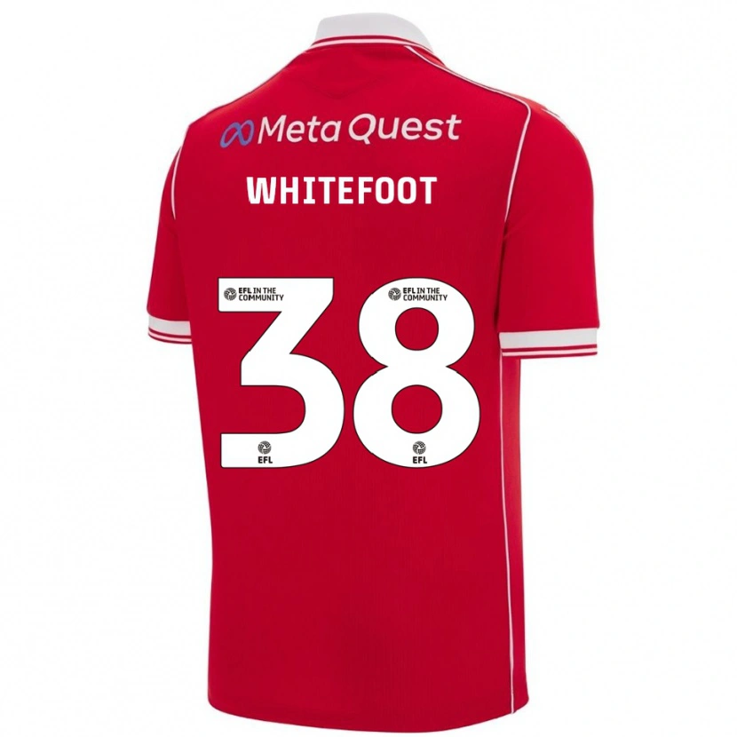 Danxen Kid Lily Whitefoot #38 Red White Home Jersey 2025/26 T-Shirt
