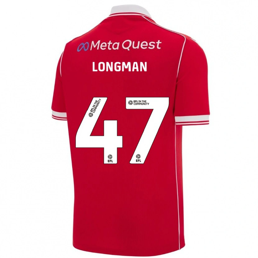 Danxen Kid Ryan Longman #47 Red White Home Jersey 2025/26 T-Shirt