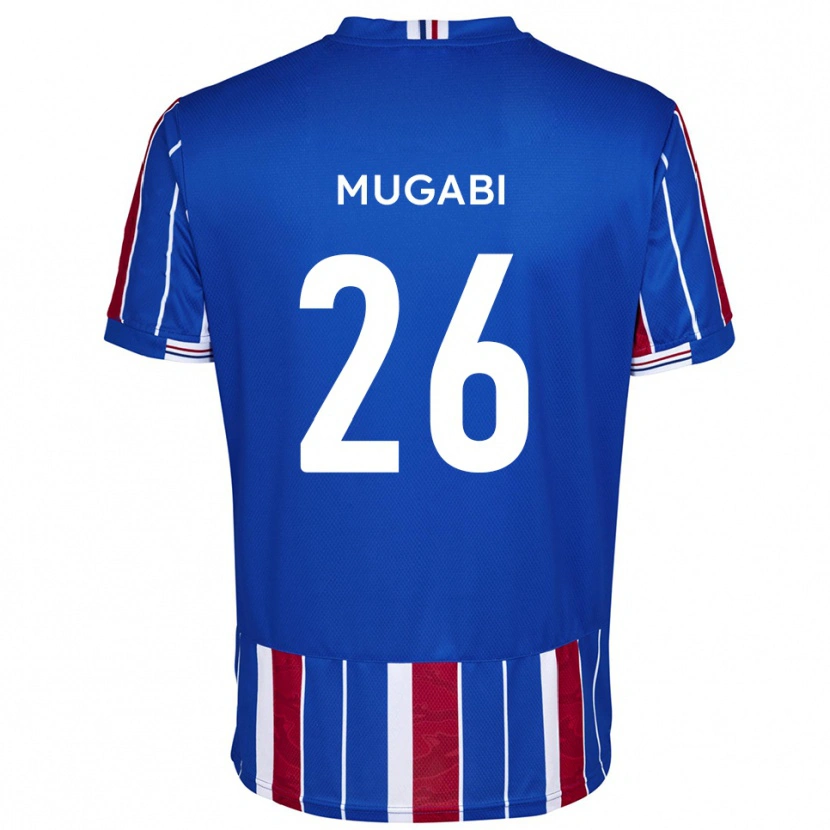 Danxen Kid Bevis Mugabi #26 Blue Red White Home Jersey 2025/26 T-Shirt