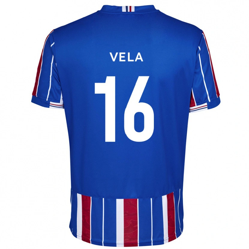 Danxen Kid Josh Vela #16 Blue Red White Home Jersey 2025/26 T-Shirt