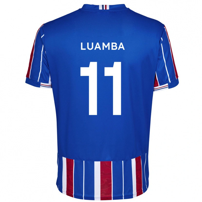 Danxen Kid Junior Luamba #11 Blue Red White Home Jersey 2025/26 T-Shirt