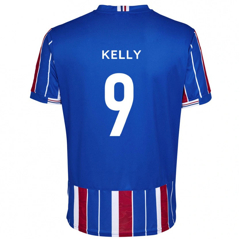 Danxen Kid Georgie Kelly #9 Blue Red White Home Jersey 2025/26 T-Shirt