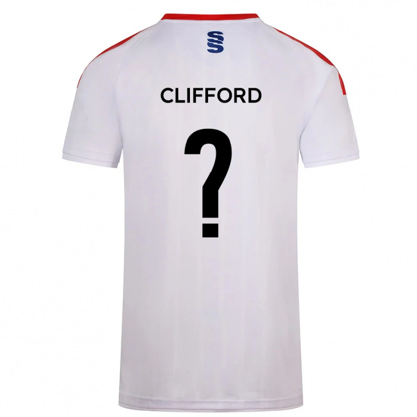 Danxen Kid Alex Clifford #0 White Navy Home Jersey 2025/26 T-Shirt