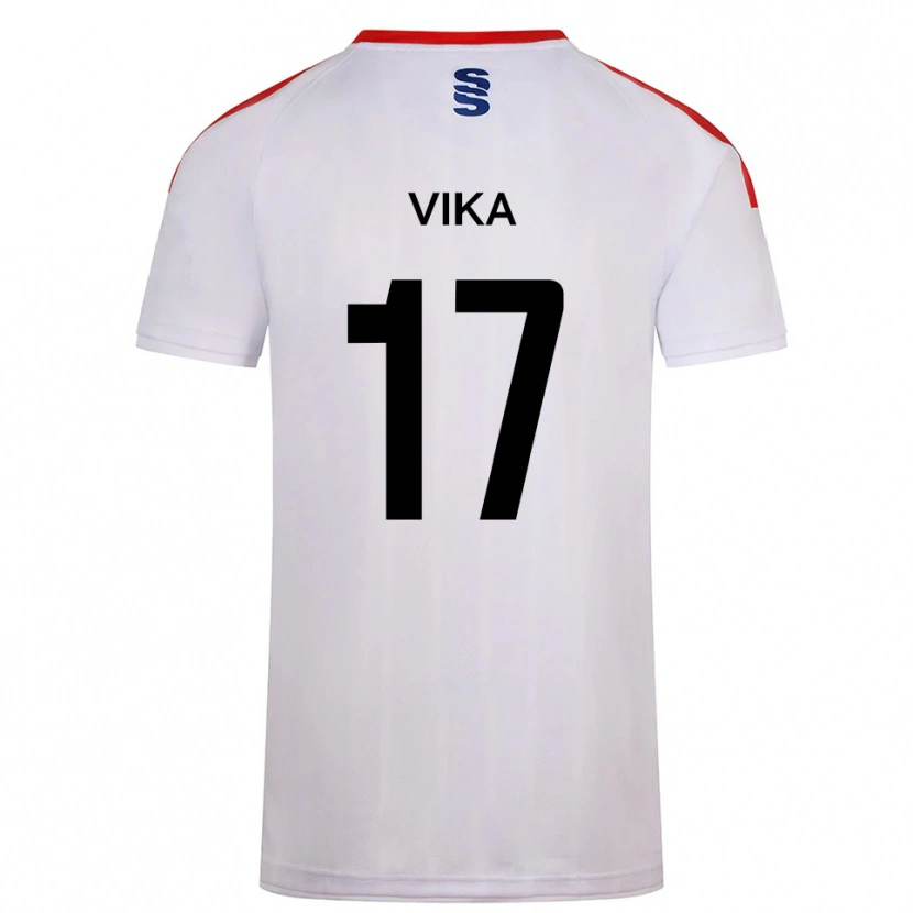 Danxen Kid Destin Vika #17 White Navy Home Jersey 2025/26 T-Shirt