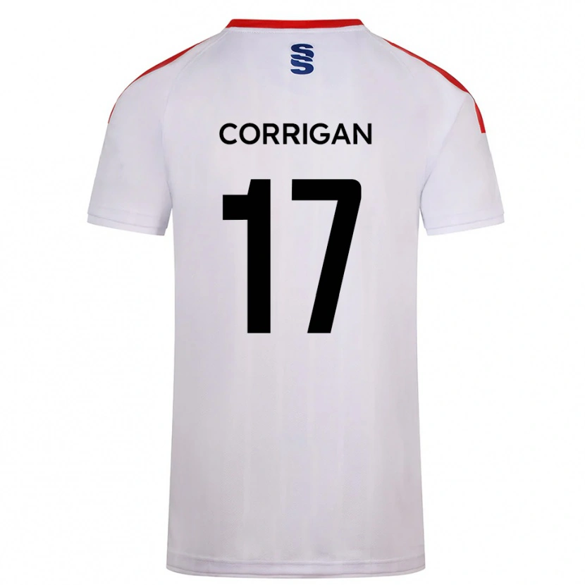 Danxen Kid Niamh Corrigan #17 White Navy Home Jersey 2025/26 T-Shirt