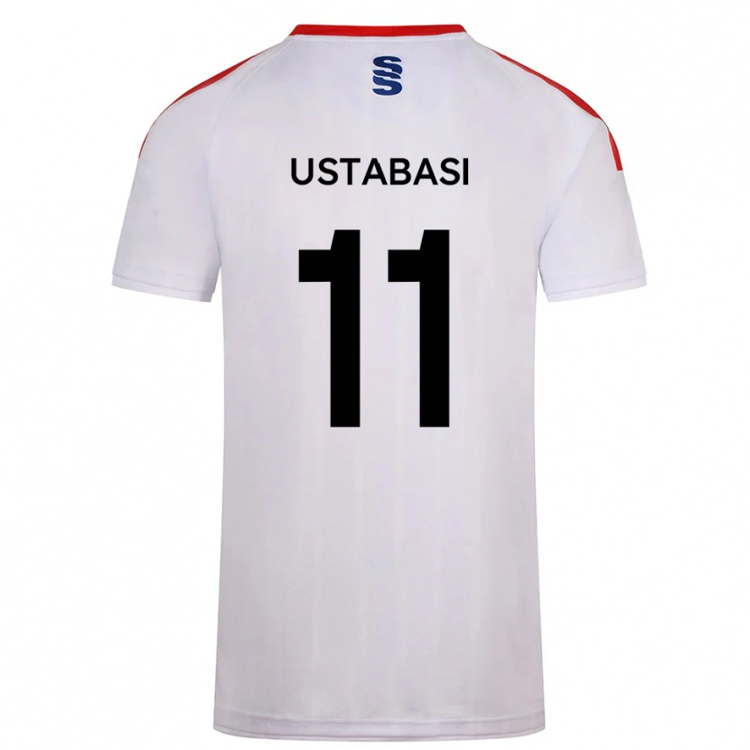 Danxen Kid Jonathan Ustabasi #11 White Navy Home Jersey 2025/26 T-Shirt