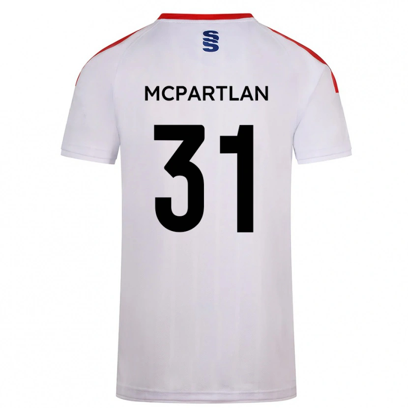 Danxen Kid Cian Mcpartlan #31 White Navy Home Jersey 2025/26 T-Shirt