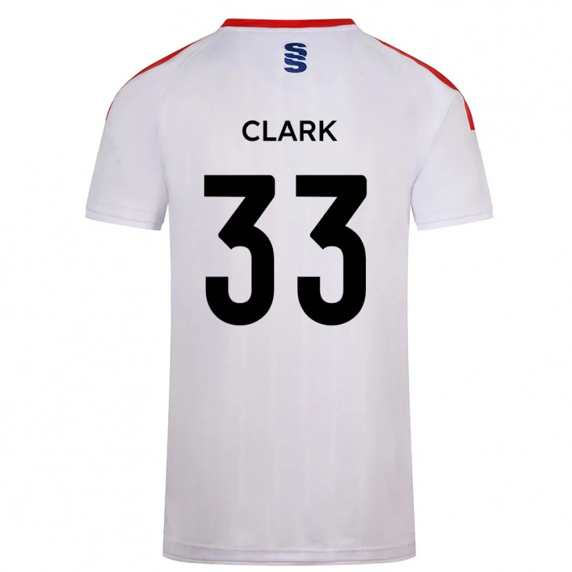 Danxen Kid Charlie Clark #33 White Navy Home Jersey 2025/26 T-Shirt