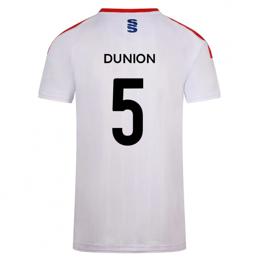 Danxen Kid Teal Dunion #5 White Navy Home Jersey 2025/26 T-Shirt