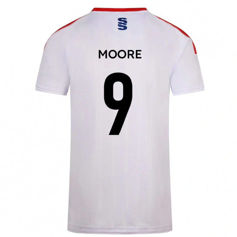 Danxen Kid Lois Moore #9 White Navy Home Jersey 2025/26 T-Shirt