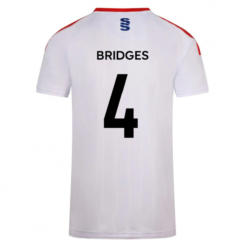 Danxen Kid Jacob Bridges #4 White Navy Home Jersey 2025/26 T-Shirt