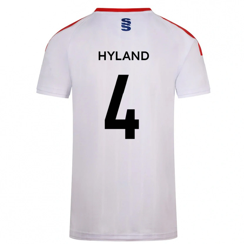 Danxen Kid Mia Hyland #4 White Navy Home Jersey 2025/26 T-Shirt
