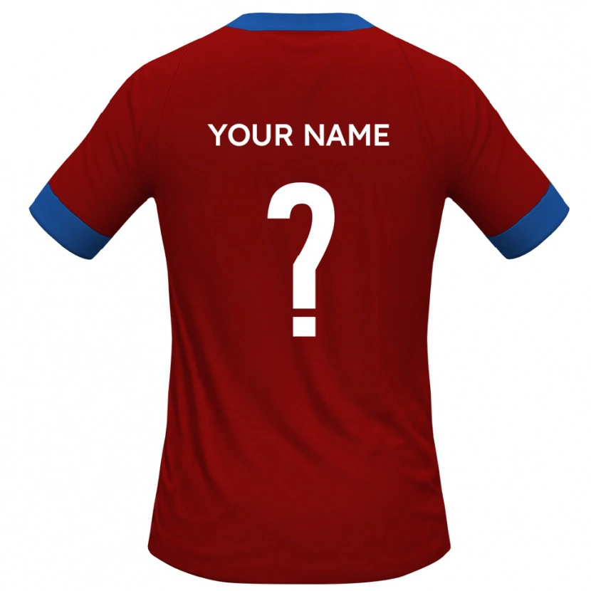Danxen Kid Your Name #0 Red Blue Home Jersey 2025/26 T-Shirt