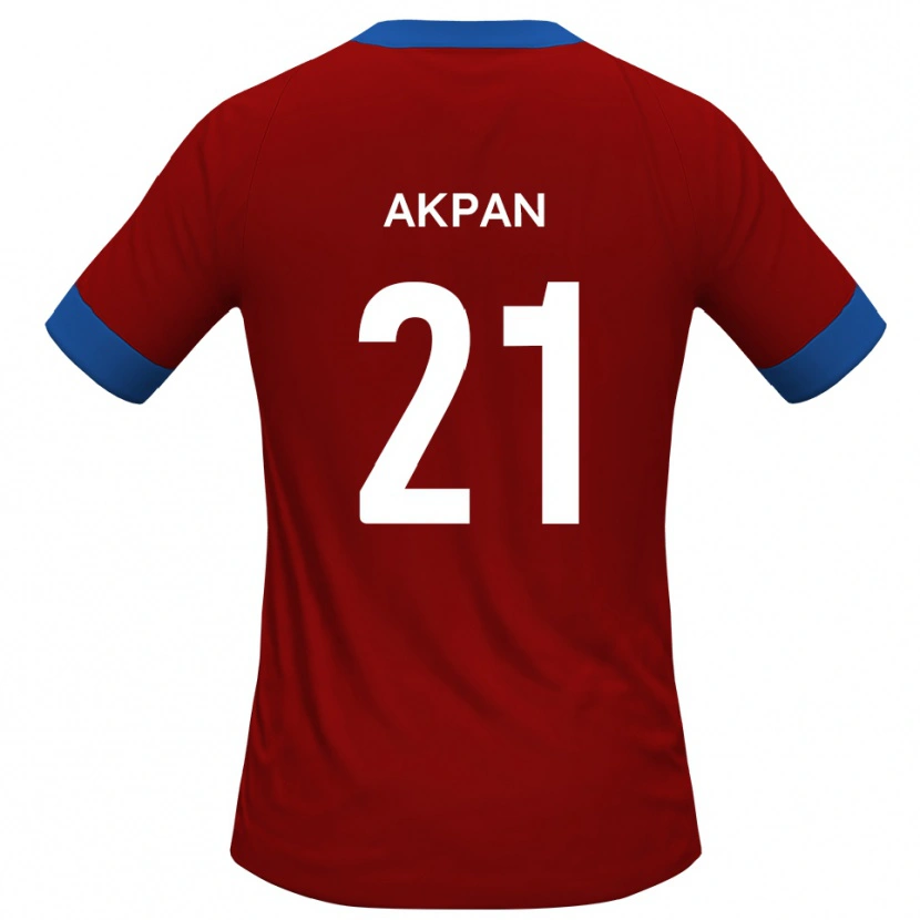 Danxen Kid Ashley Akpan #21 Red Blue Home Jersey 2025/26 T-Shirt