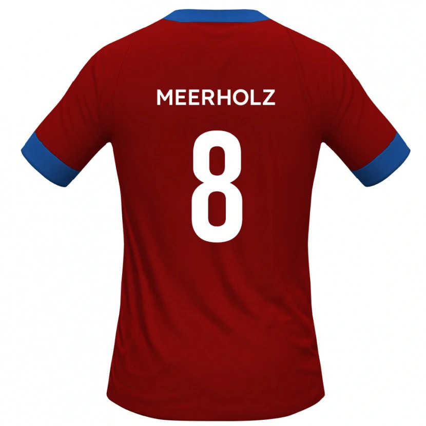Danxen Kid Jed Meerholz #8 Red Blue Home Jersey 2025/26 T-Shirt