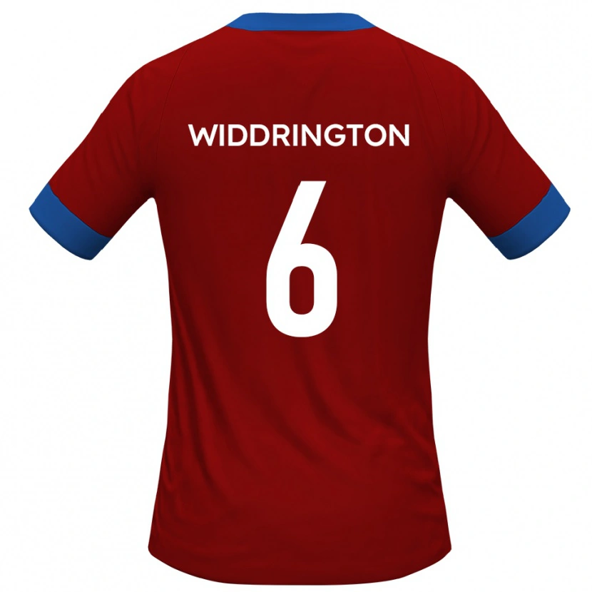 Danxen Kid Theo Widdrington #6 Red Blue Home Jersey 2025/26 T-Shirt