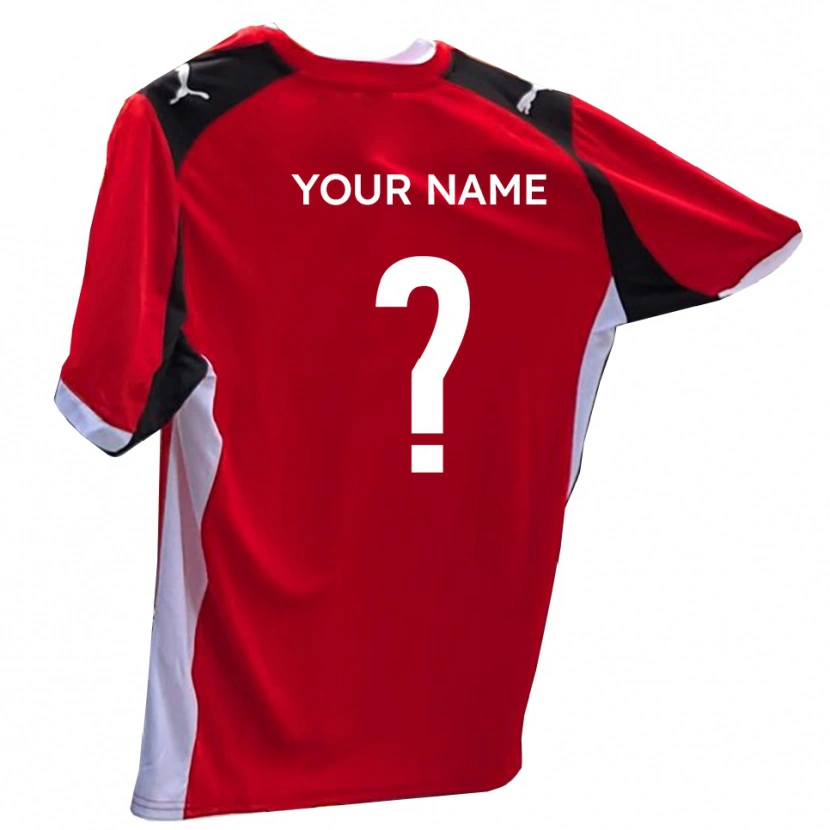 Danxen Kid Your Name #0 Red White Home Jersey 2025/26 T-Shirt