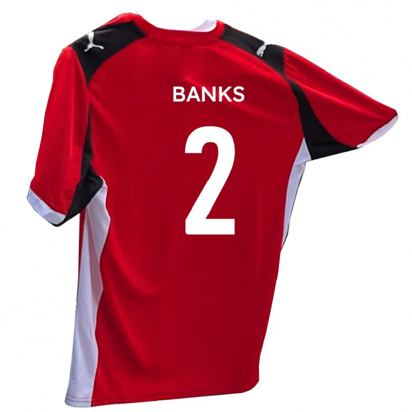 Danxen Kid Lewis Banks #2 Red White Home Jersey 2025/26 T-Shirt