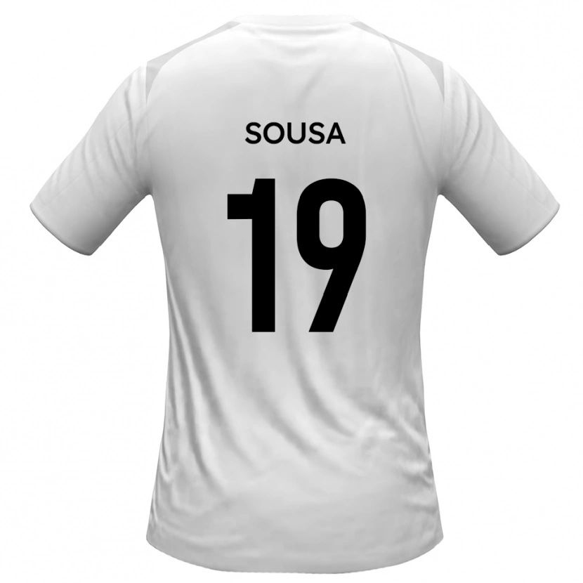 Danxen Kid Érico Sousa #19 White Gray Home Jersey 2025/26 T-Shirt