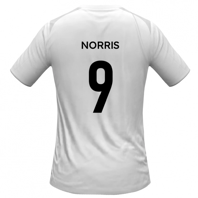 Danxen Kid Luke Norris #9 White Gray Home Jersey 2025/26 T-Shirt
