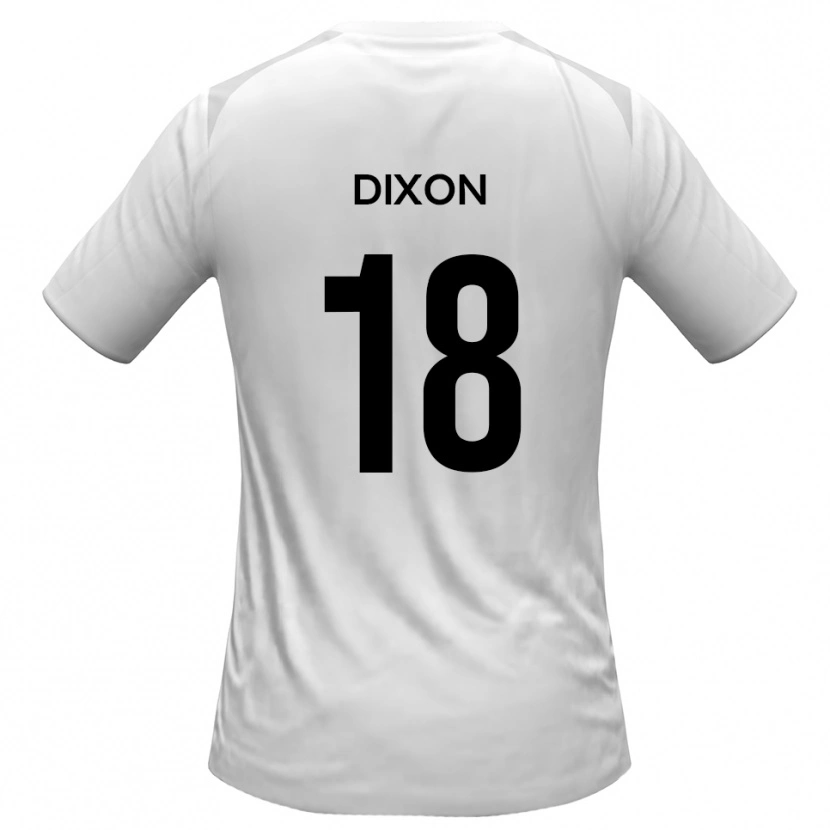 Danxen Kid Junior Dixon #18 White Gray Home Jersey 2025/26 T-Shirt