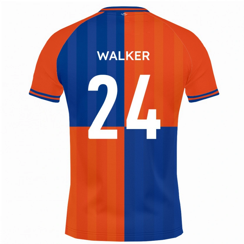 Danxen Kid Lewis Walker #24 Orange Royal Blue Home Jersey 2025/26 T-Shirt