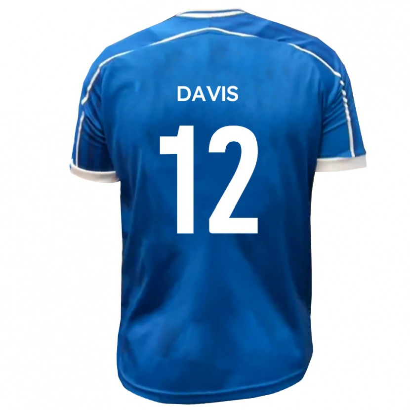Danxen Kid Sonnie Davis #12 Blue White Home Jersey 2025/26 T-Shirt
