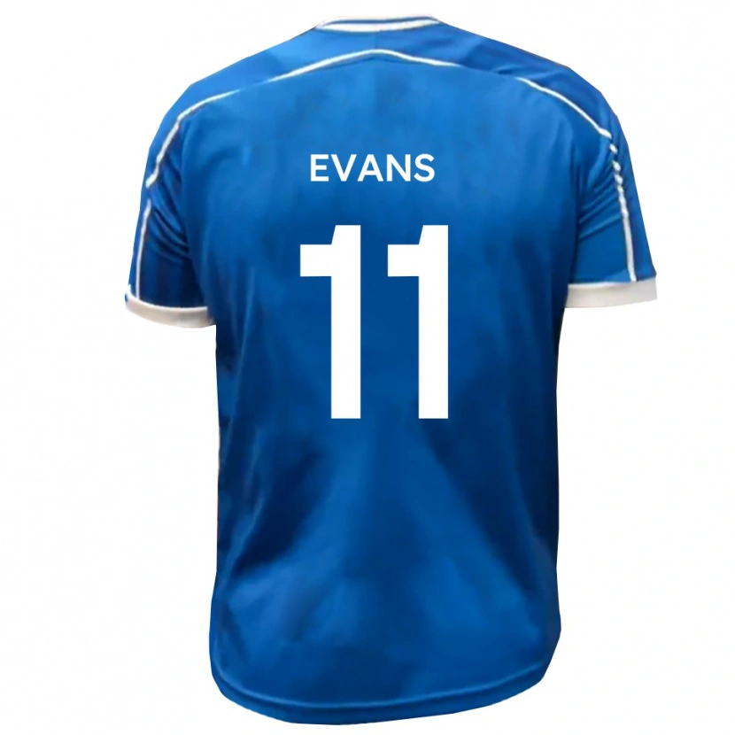 Danxen Kid Kieron Evans #11 Blue White Home Jersey 2025/26 T-Shirt