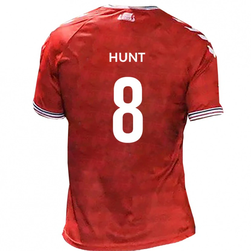 Danxen Kid Alex Hunt #8 Red White Home Jersey 2025/26 T-Shirt