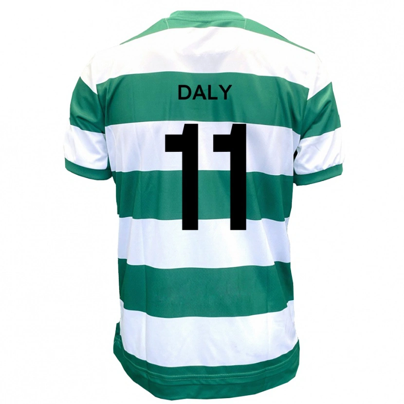 Danxen Kid James Daly #11 Green White Home Jersey 2025/26 T-Shirt