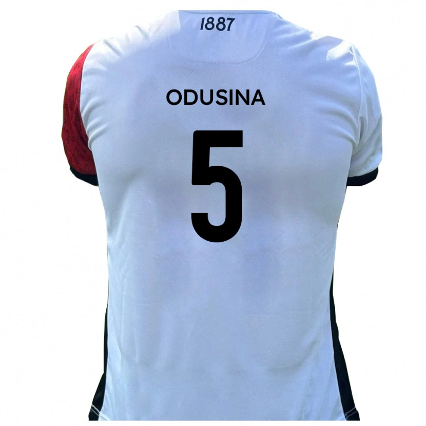 Danxen Kid Timi Odusina #5 Red White Home Jersey 2025/26 T-Shirt